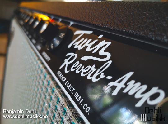A Fender Twin Reverb amplifier