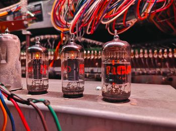 Vacuum Tubes in the AO-28 pre-amp inside a Hammond C3 organ