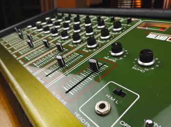 A Roland PA-120 mixer