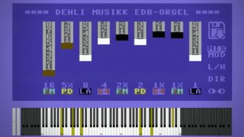 EDB-orgel user interface