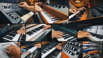 Korg MS-20, Korg Polysix, Logan / Hohner String Melody II, Mellotron M4000D, Moog Minitaur,Rhodes Mark I Stage Piano, Roland D-50, Roland SH-09, Sequential Circuits Pro-One, Suzuki Omnichord OM-84 System Two, Therevox ET-4.3 and Yamaha DX7.