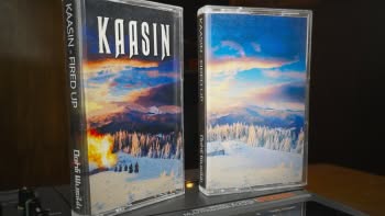 Cassette tapes for the album Fired Up by Kaasin