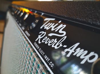 A Fender Twin Reverb amplifier