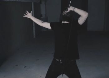 Snapshot from the music video for "Deadlock" by Haunted By Silhouettes
