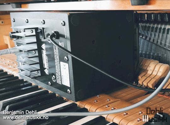 Louis Zwicki Pianette with a loudspeaker inside