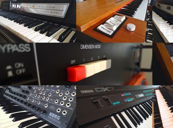 Roland Dimension D, electric pianos and synthesizers