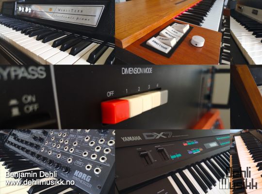 Roland Dimension D, electric pianos and synthesizers