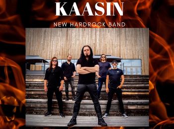 The band Kaasin: Jo Henning Kaasin, Jan Thore Grefstad, Staale Kaasin, Benjamin Dehli and Rick Hagan
