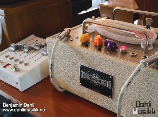 Chase Bliss Audio & Meris CXM 1978 reverb and a Fulltone Tube Tape Echo delay