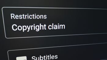 The text "Restrictions: Copyright claim"