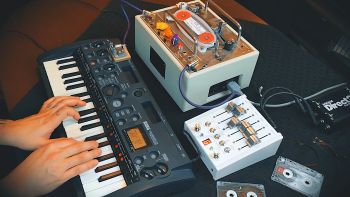 A Korg microSAMPLER keyboard, Fulltone Tube Tape Echo and a Chase Bliss Audio & Meris CXM 1978 reverb
