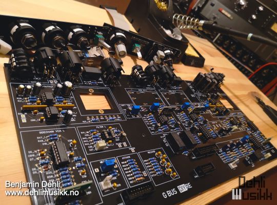 A partly built G Bus VCA Compressor