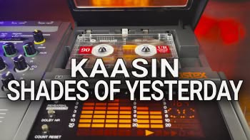 A 4-track cassette recorder and the text Kaasin - Shades of Yesterday