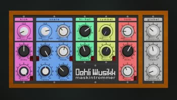 The user interface for MaskinTrommer