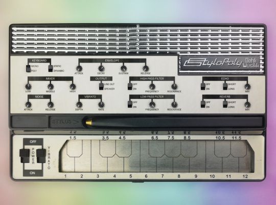 StyloPoly user interface inside a Dubreq Stylophone S-1